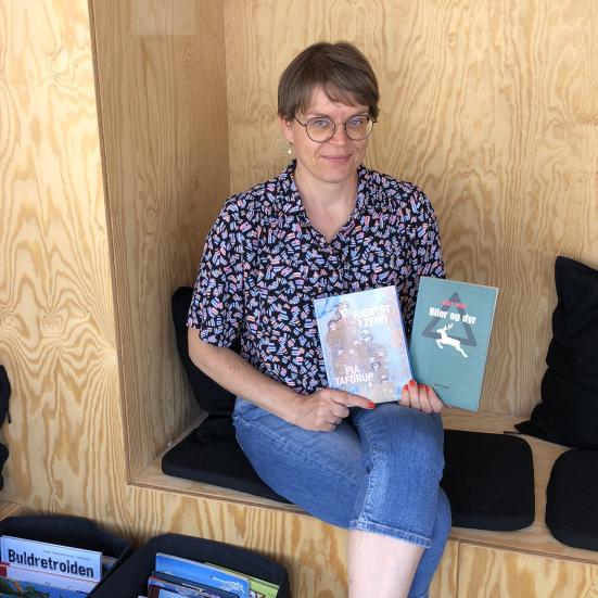 Anne Mach Rasmussen i Læsehulen 