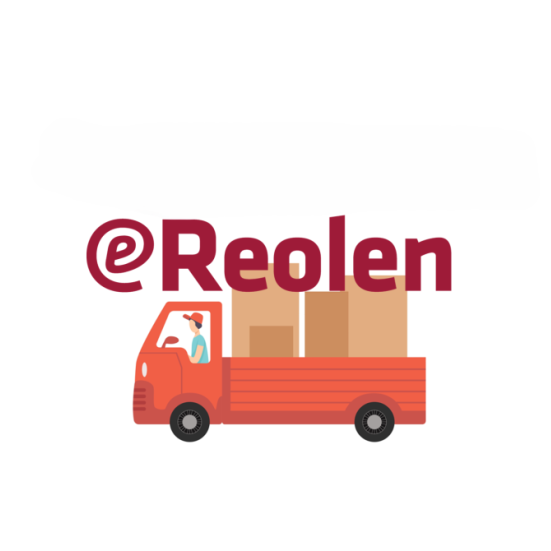 Flyttebil med eReolens logo