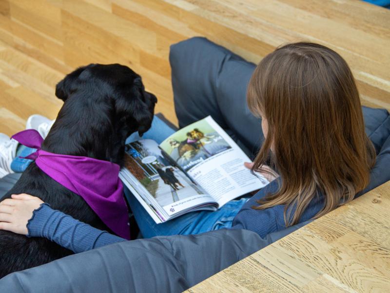 Oplæsning for læsehunden