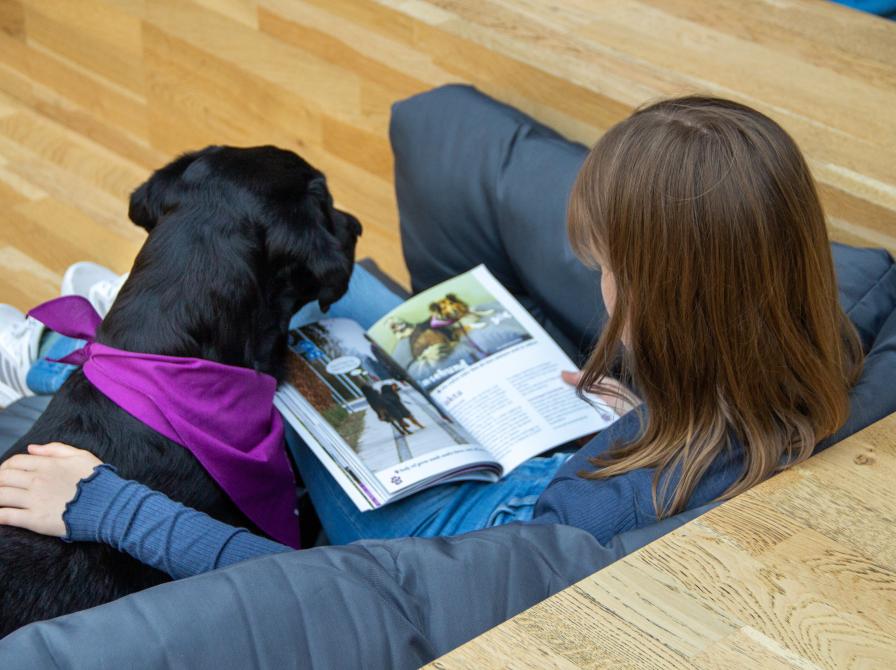 Oplæsning for læsehunden